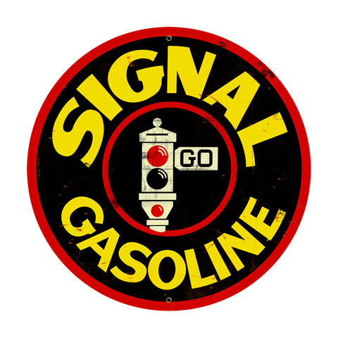 Signal Gasoline Vintage Sign Metal Sign