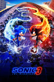 Sonic the Hedgehog 3 Style B Movie Poster 11 x 17 inch