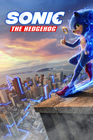 Sonic the Hedgehog Style C Movie Poster 11 x 17 inch