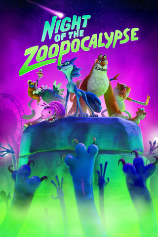 Night of the Zoopocalypse Style A Movie Poster 11 x 17 inch