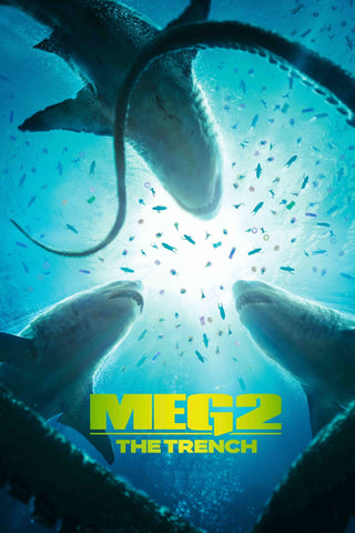 Meg 2: The Trench Style D Movie Poster 27 x 40 inch