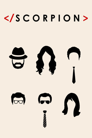 Scorpion Style: 1 - 27 x 40 inch. TV Show Poster
