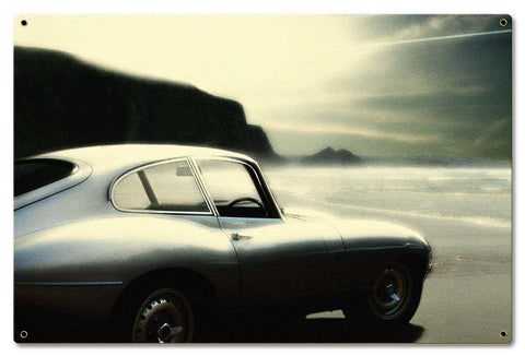 On-The-Beach-Vintage-Sign-Metal-Sign