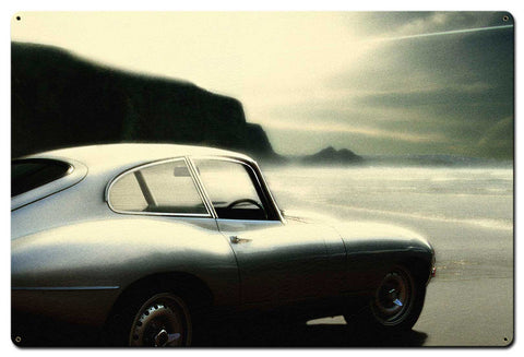 On-The-Beach-Vintage-Sign-Metal-Sign