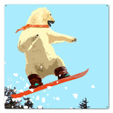 Bear Jump Vintage Sign Metal Sign