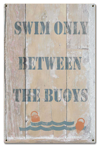 Swim Only Vintage Sign Metal Sign