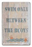 Swim Only Vintage Sign Metal Sign
