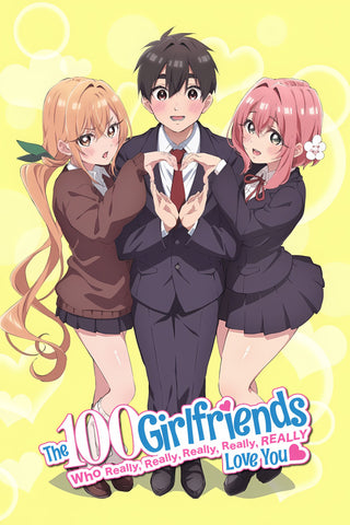 The 100 Girlfriends Who Really, Really, Really, Really, REALLY Love You Style: 3 - 27 x 40 inch. TV Show Poster