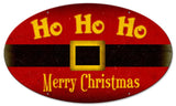 Ho Ho Ho Merry Christmas Vintage Sign Metal Sign