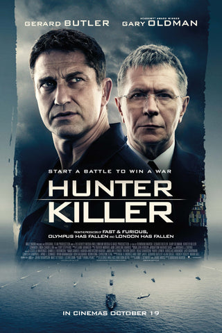 Hunter Killer Style B Movie Poster 11 x 17 inch