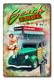 PH001   Beach Cruiser Metal Sign