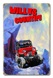 PH002 - Willys Country Metal Sign