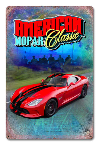 PH004 - American Mopar Classic Metal Sign