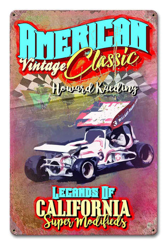 PH006   American Classic Howard Kaeding Metal Sign