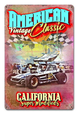 PH007   American Classic Super Mods Metal Sign