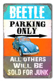 PH021 - Beetle Parking Metal Sign