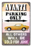 PH024 - Avanti Parking Metal Sign