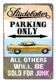 PH035 - Studebaker Parking Metal Sign