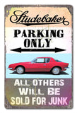 PH036   Studebaker Parking 2 Metal Sign