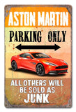 PH060   Aston Martin Parking Metal Sign