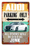 PH063 - Audi Parking Metal Sign