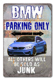 PH069   BMW Parking Metal Sign