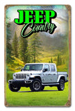 PH075   Jeep Country Metal Sign