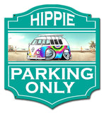 PH081 - Hippie Parking Metal Sign