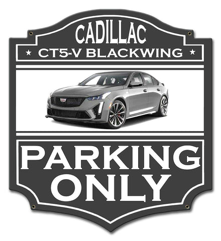PH082   Cadillac CT5 V Blackwing Parking Metal Sign
