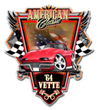 PH084 - 63 Vette American Classic Metal Sign