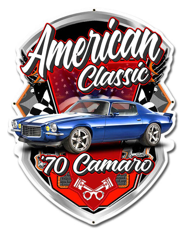 PH086 - 70 Camaro American Classic Metal Sign