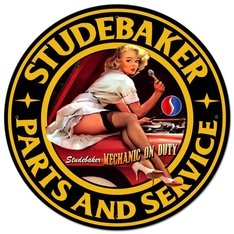 PH092 - STUDEBAKER PARTS AND SERVICE Metal Sign