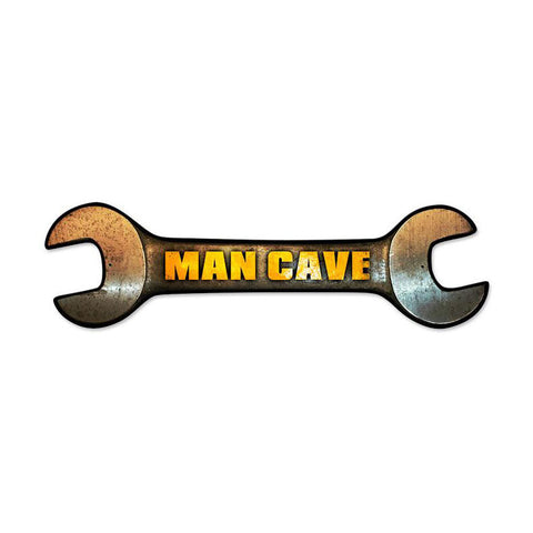 Man Cave Wrench Vintage Sign Metal Sign