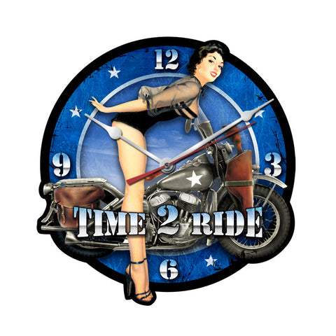 Time 2 Ride Vintage Sign Metal Sign