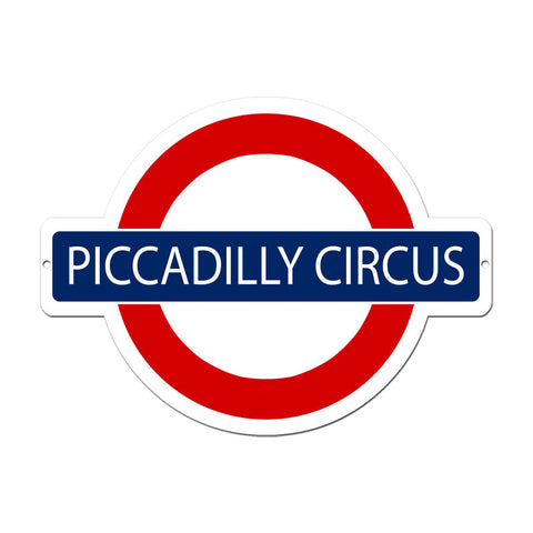 Piccadilly Circus Vintage Sign Metal Sign