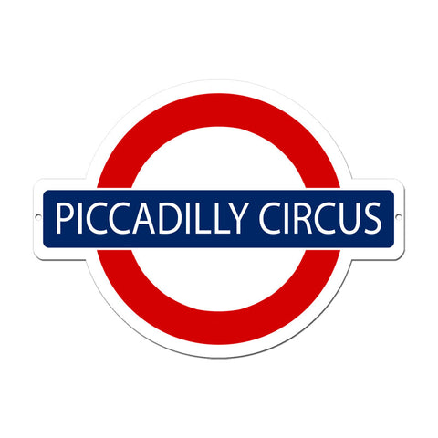 Piccadilly Circus Vintage Sign Metal Sign
