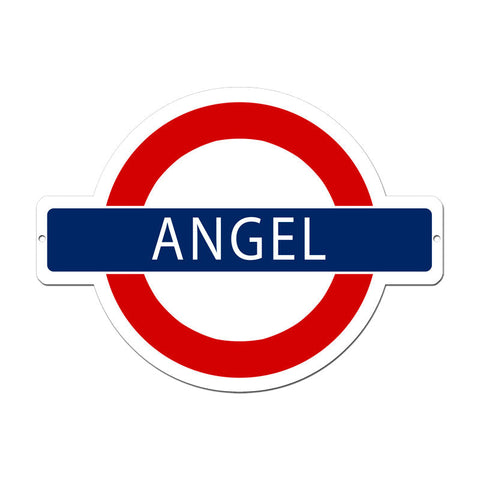 Angel Underground Vintage Sign Metal Sign