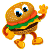 Hamburger Vintage Sign Metal Sign