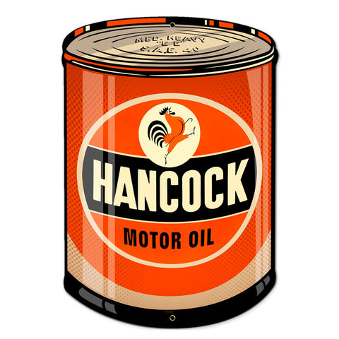 Hancock Oil Vintage Sign Metal Sign