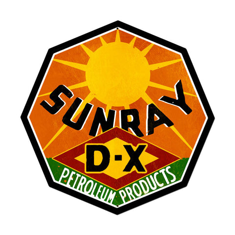 Sunray-Gasoline-Vintage-Sign-Metal-Sign