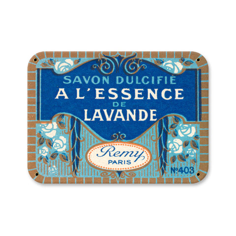 Savon Lavande Vintage Sign Metal Sign