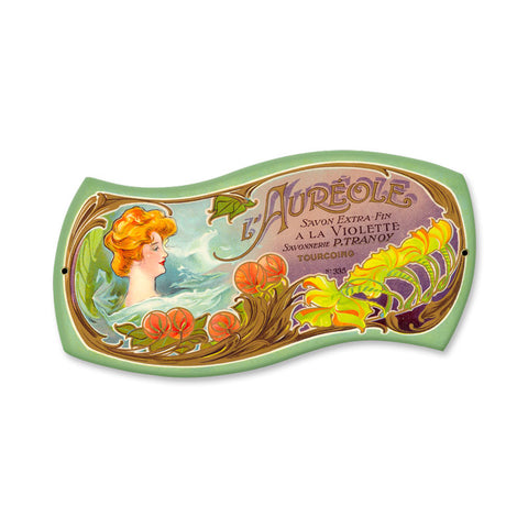 Aureole Perfume Vintage Sign Metal Sign