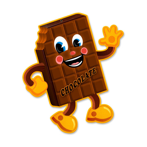 Chocolate Vintage Sign Metal Sign