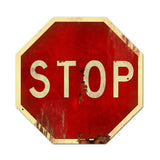 Stop Sign Vintage Sign Metal Sign