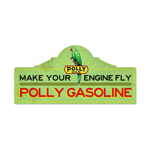 Polly Gas Station Vintage Sign Metal Sign
