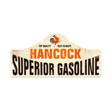 Hancock Gas Station Vintage Sign Metal Sign