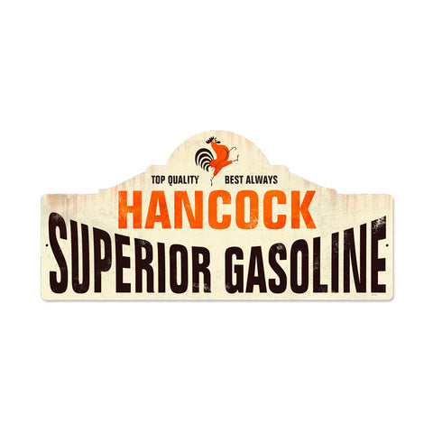 Hancock Gas Station Vintage Sign Metal Sign