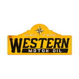 Western Motor Oil Vintage Sign Metal Sign