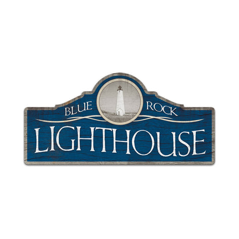 Blue-Rock-Lighthouse-Vintage-Sign-Metal-Sign