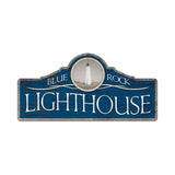 Blue Rock Lighthouse Vintage Sign Metal Sign